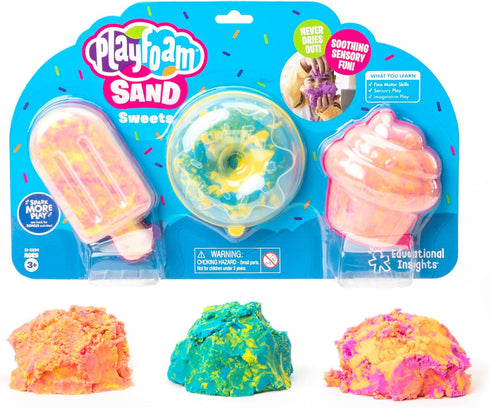 Educational Insights Playfoam Sand Sweets, Play Sand, Sensory Toy, Gift for Kids Ages 3+...