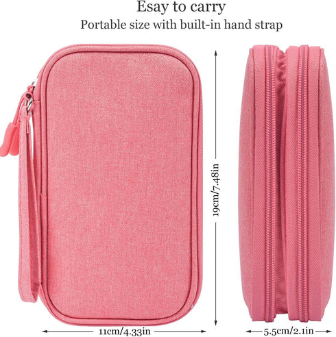 Electronic Organizer Travel USB Cable Accessories Bag/Case,Waterproof for Power Bank,Charging Cords,Chargers,Mouse ,Earphones Flash Drive......