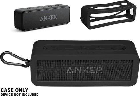 Alltravel Customized Silicone Skin for Anker Soundcore 2, SoundCore 2 12 W Portable Bluetooth Speaker, full protection from shock, shake and drop,...