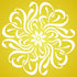 Flower Mandala Stencil, 14 x 14 inch (L) - Floral Flowers Flora Plants Wall Stencils for Painting Template...