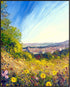 Posterizer 1 pcs-oil painting style-vibrant field with flowers-classics inspired 5-Landscape & Nature Art-Vintage Art-Gift for Art Lovers- unframe...