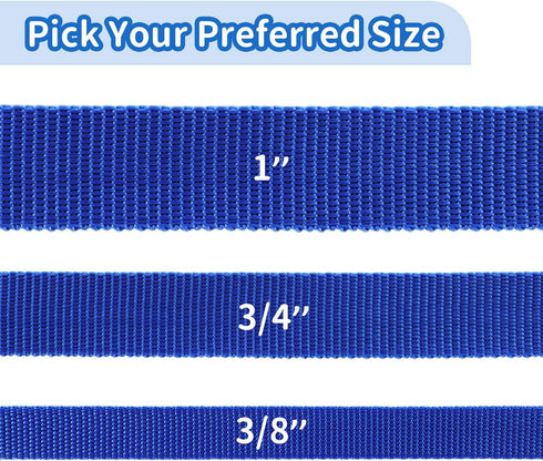 HIKISS Long Dog Leash Obedience Recall Training Agility Lead with Thickening Material for Large Dog - 15ft 20ft 30ft 50ft 100ft Training Leash(Blu...