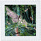 3dRose qs_23212_1 Pretty Forest Fairy with Dragonflies Quilt Square, 10 by 10-Inch...