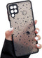 ZTOFERA for Samsung Galaxy A12 5G Case, Planet Sky Star Pattern Protective Phone Case Translucent Frosted Hard PC Back Shockproof Silicone Bumper ...