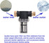 Garden Hose Filter, Sediment Filter Attachment for Pressure Washer Inlet Water, Inline Water Filter for Garden Hose with 40 Mesh and 100 Mesh Scre...