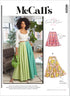 McCall's Misses' Circle Skirt Sewing Pattern Kit, Code M8205, Sizes L-XL-2XL, Multicolor...