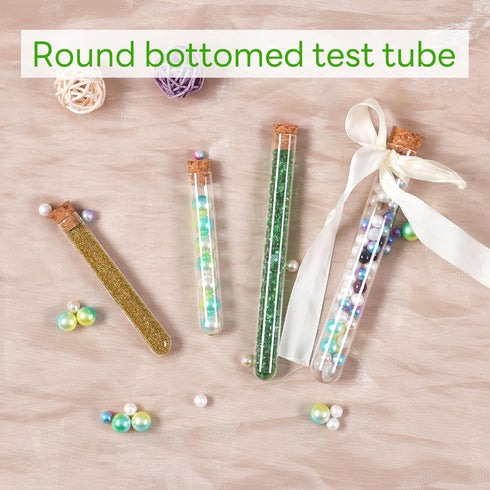 15x150mm Glass Test Tubes with Cork Stoppers 20 ml, 20 Pack Plant Propagation Tubes, Small Clear Test Tubes for Shots, Ants, Lab, Scientific Exper...