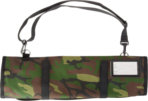 Mercer Culinary 7-Pocket Knife Roll Storage Bag, Camouflage...