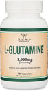 L Glutamine Capsules - No Fillers (1000mg Servings, 120 Capsules) Non-GMO, Gluten Free, Keto Safe, Vegan Friendly, Third Party Tested (for Enduran...
