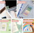 ONEDONE Transparent Sticky Notes,700 Sheets Clear Sticky Notes Tabs for Annotating Books, Translucent Sticky Notes w/Index Tabs Book Tabs Sticky T...