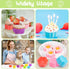 R HORSE 42Pcs Mini Size Silicone Molds, 2 x 0.8 inch Cupcake Multi Flower Shapes Baking Cups Non-Stick Donut Wrapper Mold Muffin Liners Washable f...