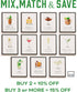 Old Fashioned Cocktail Wall Art - MIX & MATCH Bar Cart Decor - Illustrated Alcohol Posters with Cocktail Recipes - Bar Wall Art Cocktail Posters -...