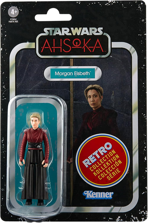 STAR WARS Retro Collection Morgan Elsbeth, Ahsoka 3.75-Inch Collectible Action Figures, Ages 4 and Up...