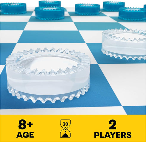 Pack & Go Chess & Checkers Board Game from Spin Master Games Portable 2-Player Games Chess Board Chess Set for Adults and Kids Ages 8 and up...