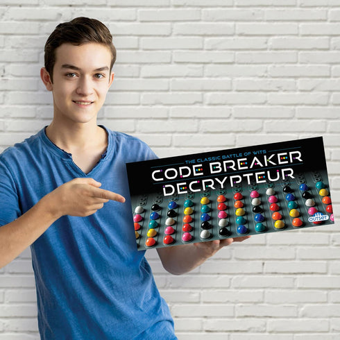 Outset Media Code Breaker - The Classic Battle of Wits, Logic & Deduction Head-to-Head, Strategy Code Creating & Cracking Peg Game, Outset Media, ...
