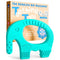 Teething Ring for Babies 0-6 Months - 5X Pain Relief Smart Teether - Zero Developmental Delay Silicone Teether - Cute Infant Chew Toy, Shower Gift...
