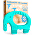 Teething Ring for Babies 0-6 Months - 5X Pain Relief Smart Teether - Zero Developmental Delay Silicone Teether - Cute Infant Chew Toy, Shower Gift...