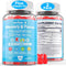 Sugar Free Phosphatidylserine Supplement 100mg, Kids Brain Gummies w/ Vitamin D3 400IU, Vitamin C for Focus & Memory, Concentration, Attention, Bo...