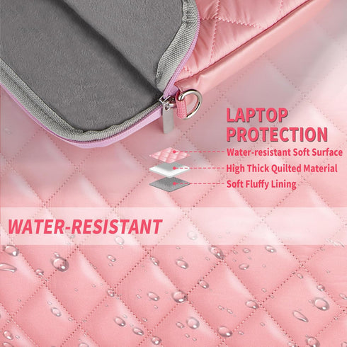 Puffy Quilted Travel Cable Electronic Organizer for Accessories Laptop MacBook Power Adapter, Wireless Mouse, for iPhone Charger, Cellphone, Power...