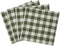 Buffalo Check Dinner Table Napkins, 4 Pack, Sage - 17" x 17" - Premium Quality Plaid Cloth Napkins are Durable, Wrinkle-Resistant, Stain Repellent...