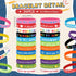 Sabary 48 Pcs Back to School Pencils Silicone Bracelets Set Back to School Party Favor for Kids First Day of School Bulk Pencils Bracelets Gifts f...