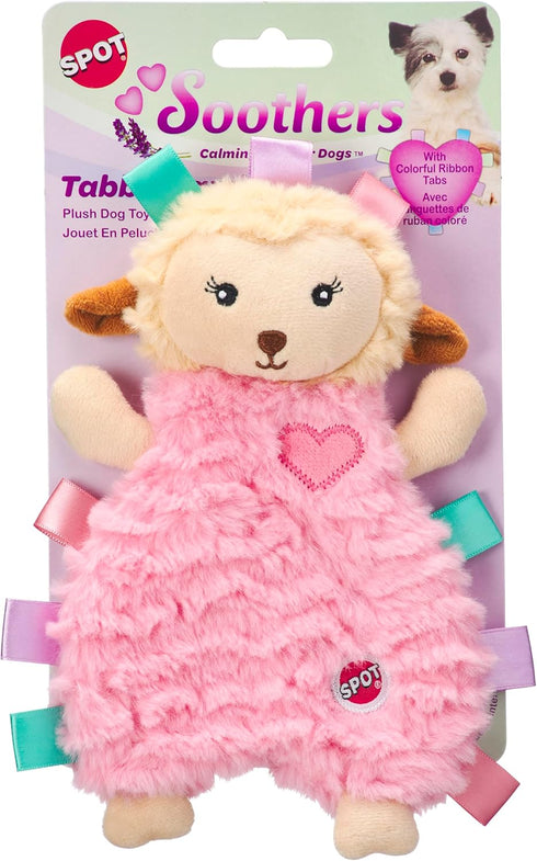 SPOT Soothers- Tabbie Lambie Dog Toy-Separation Anxiety Toys for Dogs, Stuffing Free, Scented with Calming Lavender Fragrance Beads to Safely Calm...
