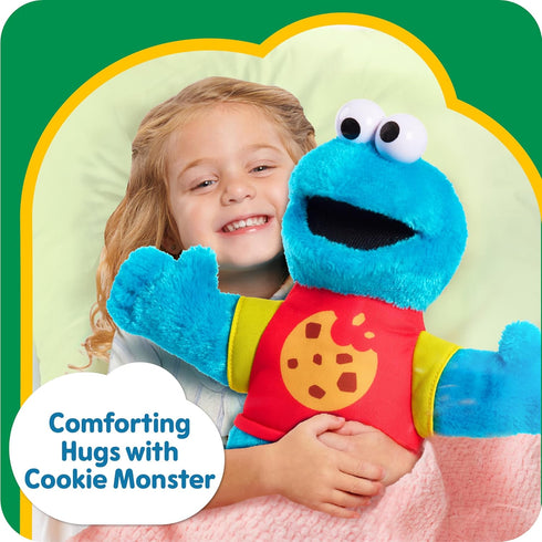 SESAME STREET Sing-Along Cookie Monster 13-inch Plushie Stuffed Animal, Recycled Filling, Blue, Kids Toys for Ages 18 Month by Just Play...