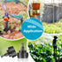 5 Pcs Drip Irrigation Hose Connectors 1/4 Inch Drip Irrigation Tubing to 3/4 Inch Garden Faucet Adapter Garden Drip Irrigation System Drip Hose Fi...