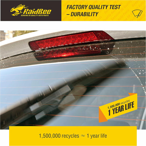 Rear Wiper Blade,13" Back Wiper Blades Replacement for BMW X1 2015-2012,Land Rover Discovery 2020-17, Mercedes-Benz GLC300 2020-16 GLC350e GLC63 A...
