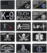 15 Pack Tactical Patches, Funny Emblem Patch Embroidery Fastener Badge Hook and Loop Applique Patches Set for Clothes Jackets Backpack Hat Vest Un...