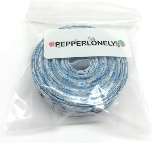 PEPPERLONELY 10 Yards 25mm (1 Inch) Cartoon Ocean Printed Grosgrain Ribbon...