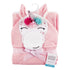Hudson Baby Unisex Baby Cotton Animal Face Hooded Towel, Whimsical Unicorn, One Size...