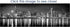 PHOTOSBYJON Chicago Skyline UNFRAMED Photo Print Night Black & White B&W BW 11.75 inches x 36 inches Photographic Panorama Print Photo Picture Sta...