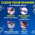 OxiClean Washing Machine Cleaner with Odor Blasters, 4 Count...