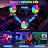 Car Led Strip Lights,Interior Lights,Ambient Lighting Kit With RGB 16 Million Colors Fiber Optics&Music Sync Rhythm,USB Neon Light Accessories for...