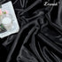 Black Satin Fabric by The Yard, 60" Wide Shiny & Soft Charmeuse Silky Satin Fabric for DIY Craft, Wedding Decorations, Sewing, 1 Yard...