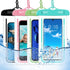 4 Pack Underwater Waterproof Phone Pouch, IPX8 Waterproof Phone Case with Lanyard, Multicolor Waterproof Case for iPhone 15 14 13 Pro Max Waterpro...