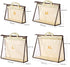 CINPIUK Clear Handbag Storage Bags Purse Organizer for Closet, Zipper Hanging Storage Bag for Handbags, XL...