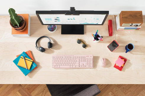 Logitech MK270 Wireless Keyboard and Mouse Combo for Windows, 2.4 GHz Wireless, Compact Mouse, 8 Multimedia and Shortcut Keys, 2-Year Battery Life...