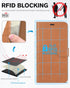 TUCCH Wallet Case for iPhone 12 Pro Max 5G, Magnetic PU Leather Stand Flip Folio Phone Cover with TPU Protective Inner Shell, RFID Blocking Card S...