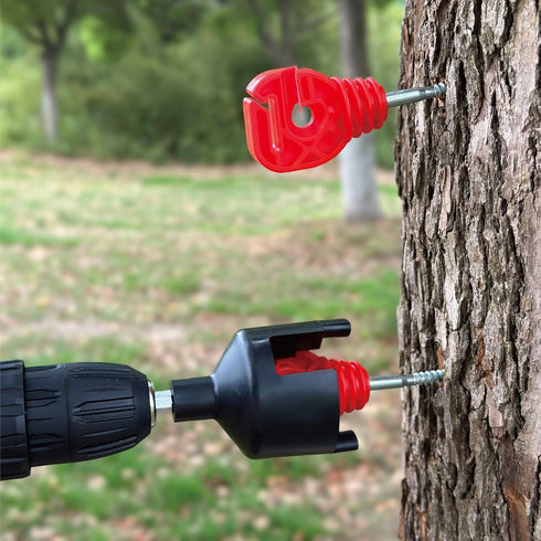 2PCS Drill Chuck Socket Tool of Electric Fence Screw - in Insulators Suitable for Screw-in insulators into Electric Fence Wood Posts...