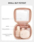 HBlife Small Makeup Bag for Purse Cute Mini Makeup Bag Cosmetic Bag Travel Clear Makeup Pouch Case Organizer Leather Make Up Toiletry Bag Transpar...