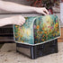 Butterfly Vibrant Floral Print Toasters Cover Quilted Toasters Cover Bread Maker Cover Kitchen Small Appliance Cover Toaster Oven Cover, for 2 Sli...