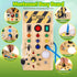 Montessori Busy Board,Montessori Toys for 1-3 Years Old,Baby Sensory Board,Preschool Learning Activities,Wooden Toys for Toddler,Christmas & Birth...
