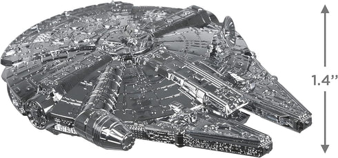 Hallmark Keepsake Christmas Ornament 2021, Star Wars Millennium Falcon, Metal...