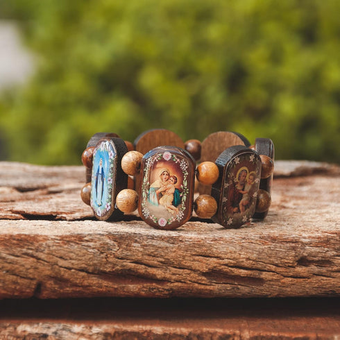 Intercession™ Stretch Bracelet - Made in Brazil (Walnut - 7 in)...
