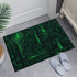 Washable Area Rug, Binary Code Design Entryway Rug Doormat Faux Wool Non-Slip Washable Low-Pile Floor Carpet for Indoor Front Entrance Kitchen Bat...