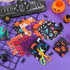 32 Pieces 10 x 10 Inches Halloween Fabric Holiday Quilting Fabric Halloween Fat Quarters Printed Fabric Sewing Craft Fabric Bat Pumpkin Ghost Skul...