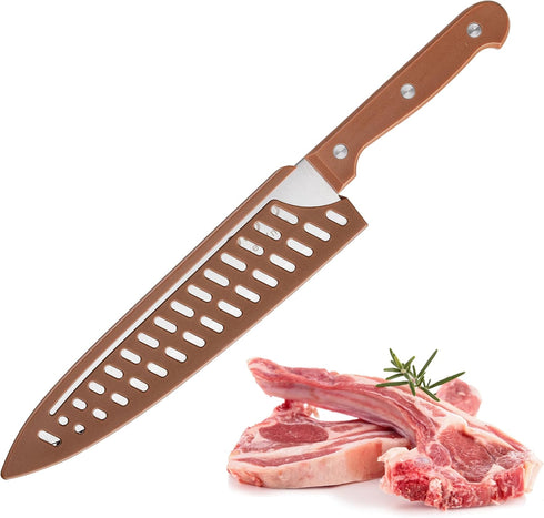 8 inch Chef Knife, Razor Sharp Kitchen Knife with Protective Knife Sheath, Razor Sharp Slicing Knife with Ergonomic Handle, German Stainless Steel...