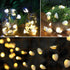 Natural Beach Seashell String Lights 13.85 Ft 40 Warm White LED Weatherproof Battery Operated 8 Modes Ocean Lights for Holiday Parties Bedrooms We...